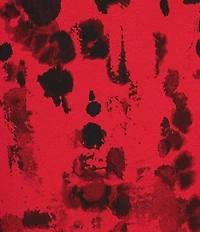 Westbound Red/Black Splatter Long Sleeve Crew Neck Pullover