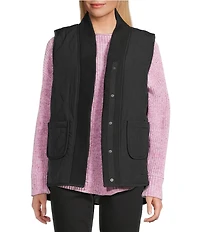 Westbound Reversible V-Neck Open Front Vest