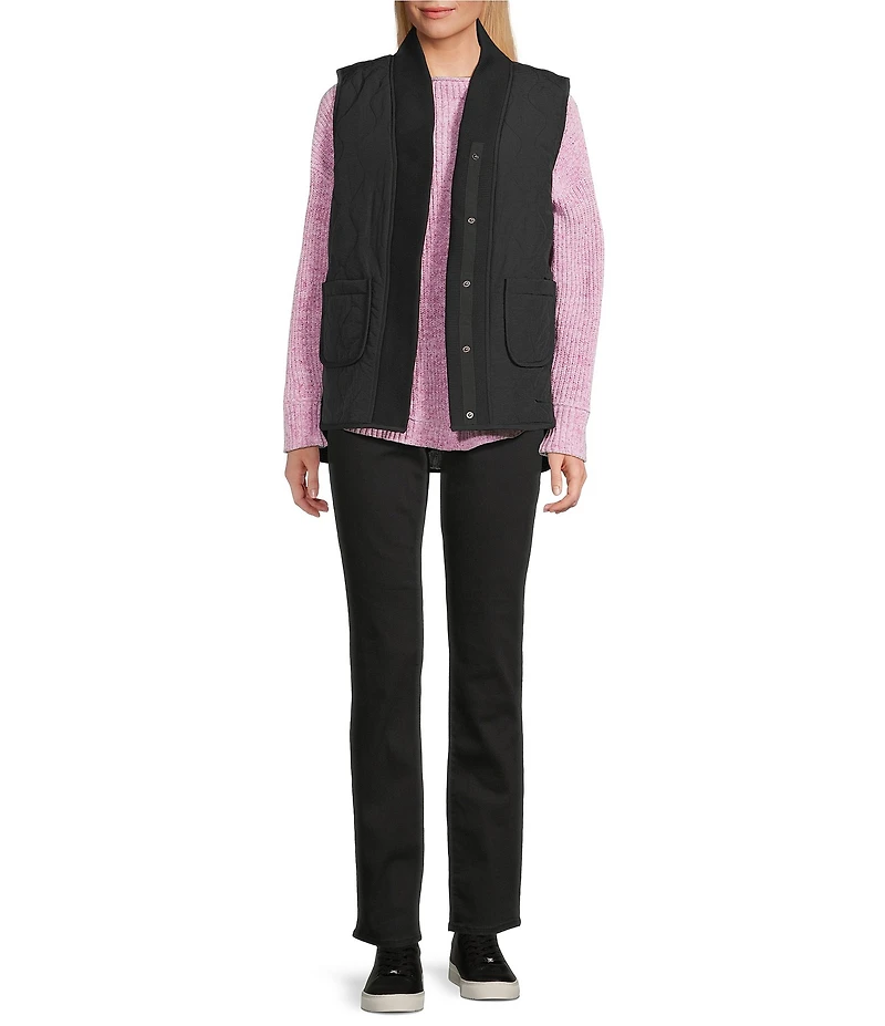 Westbound Reversible V-Neck Open Front Vest