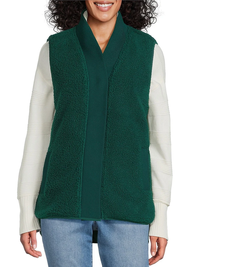 Westbound Reversible V-Neck Open Front Vest