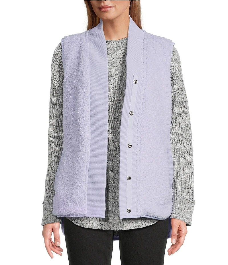 Westbound Reversible V-Neck Open Front Vest