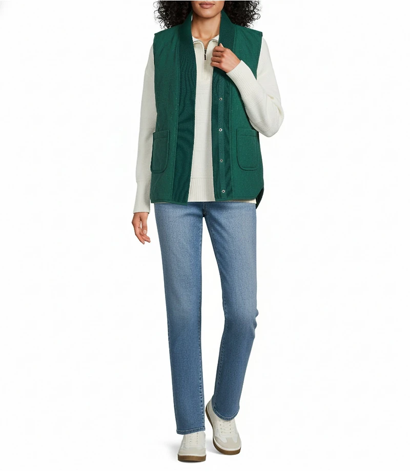 Westbound Reversible V-Neck Open Front Vest