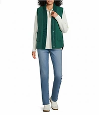 Westbound Reversible V-Neck Open Front Vest