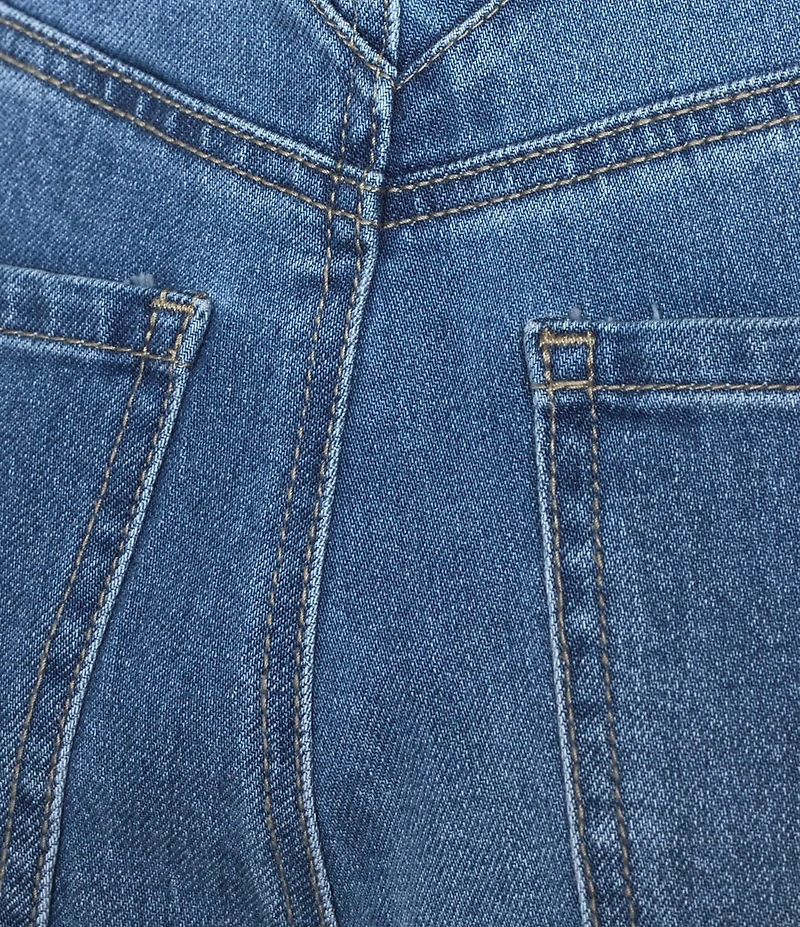 Westbound Self Belted Barrel Denim Pants