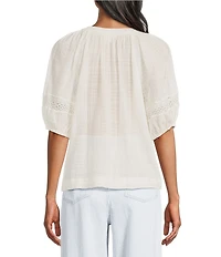 Westbound Short Sleeve Boat Neck Top