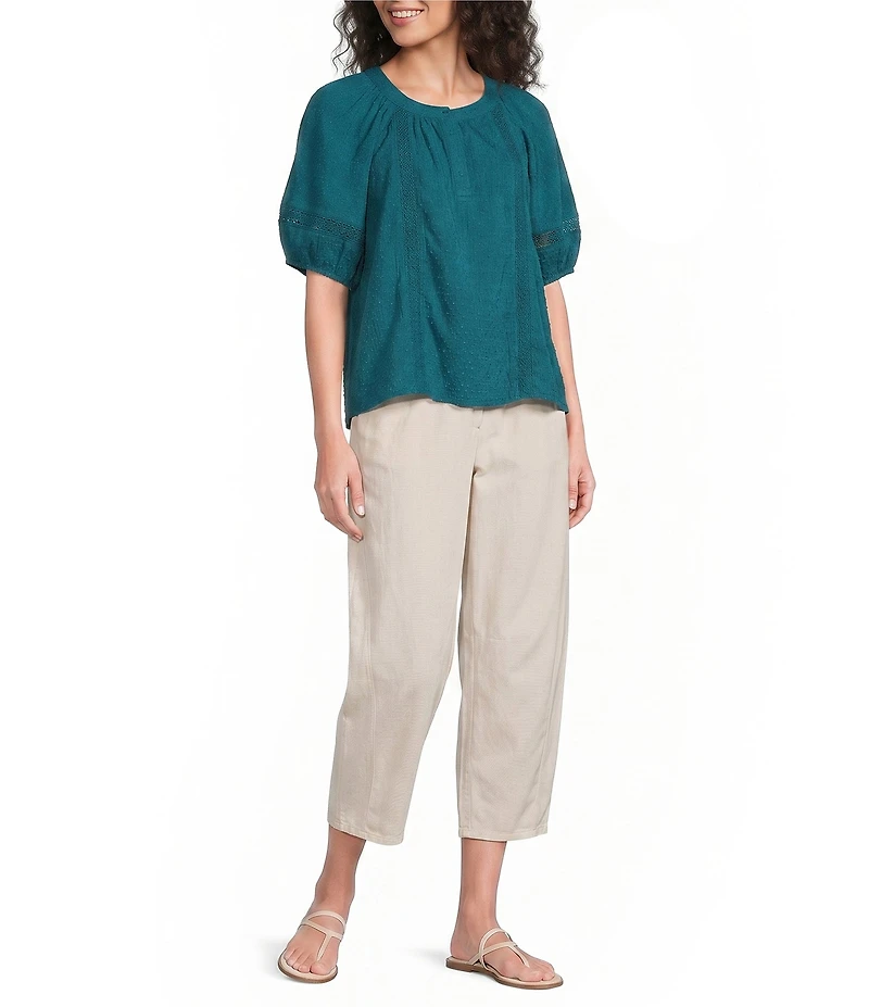 Westbound Short Sleeve Boat Neck Top