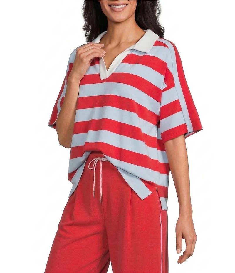 Westbound Short Sleeve collared Polo Top