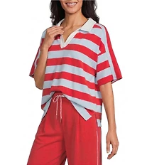 Westbound Short Sleeve collared Polo Top