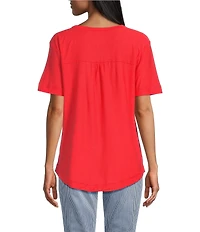 Westbound Short Sleeve Crew Neck Top