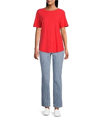 Westbound Short Sleeve Crew Neck Top