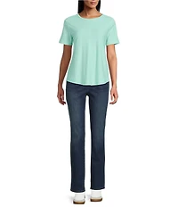 Westbound Short Sleeve Crew Neck Top