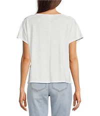 Westbound Short Sleeve Crew Neck Top