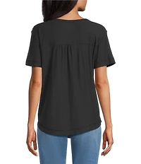 Westbound Short Sleeve Crew Neck Top