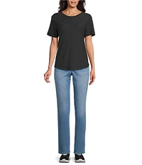 Westbound Short Sleeve Crew Neck Top