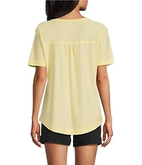 Westbound Short Sleeve Crew Neck Top