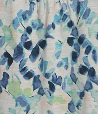 Westbound Short Sleeve Slub Knit Crew Neck Top