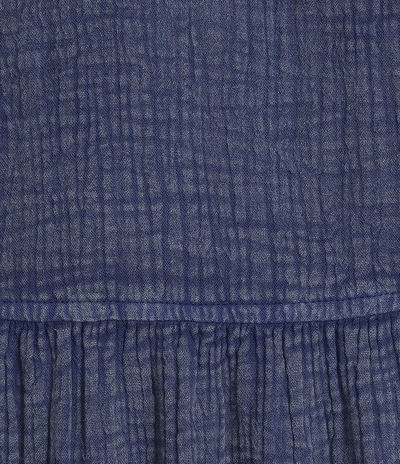 Westbound Short Sleeve V-Neck A-Line Midi Dress