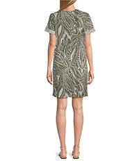 Westbound Short Sleeve V-Neck Short Dress