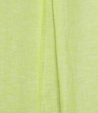 Westbound Short Linen Blend Sleeve V-Neck Tie Front Top