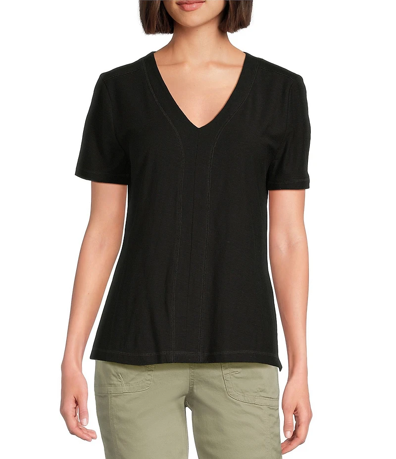 Westbound Short Sleeve V-Neck Top
