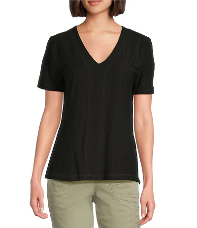 Westbound Short Sleeve V-Neck Top