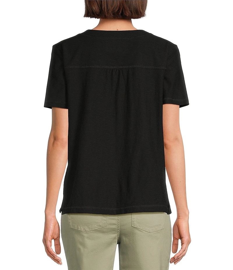 Westbound Short Sleeve V-Neck Top