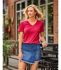 Westbound Short Sleeve V-Neck Top