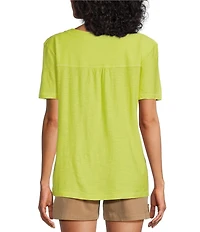 Westbound Short Sleeve V-Neck Top