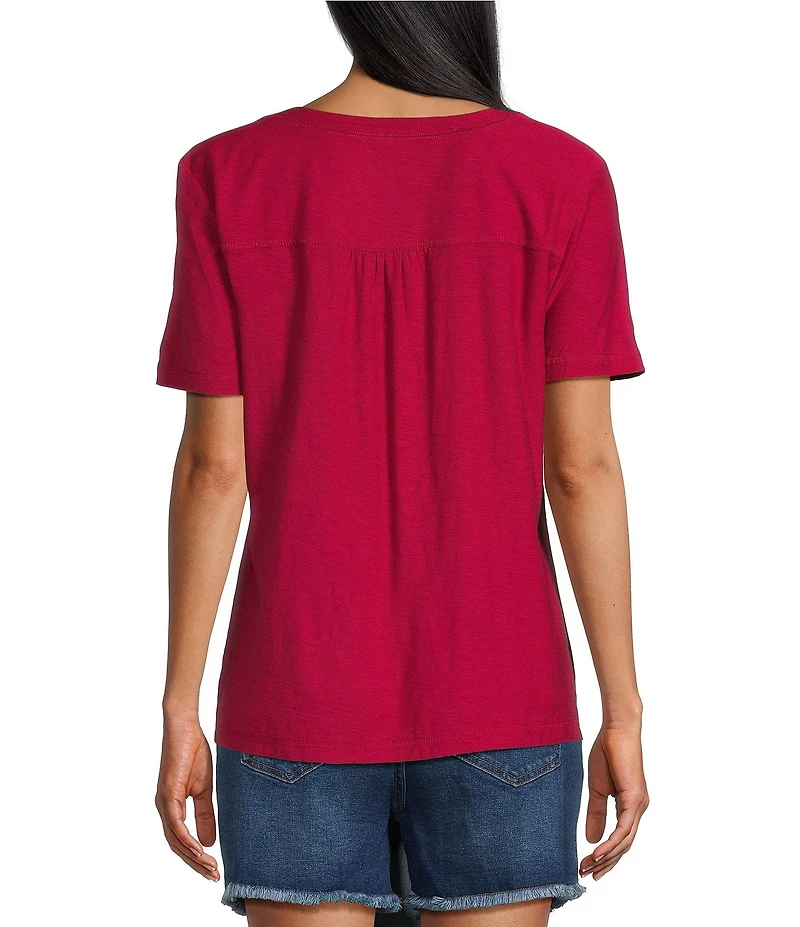 Westbound Short Sleeve V-Neck Top
