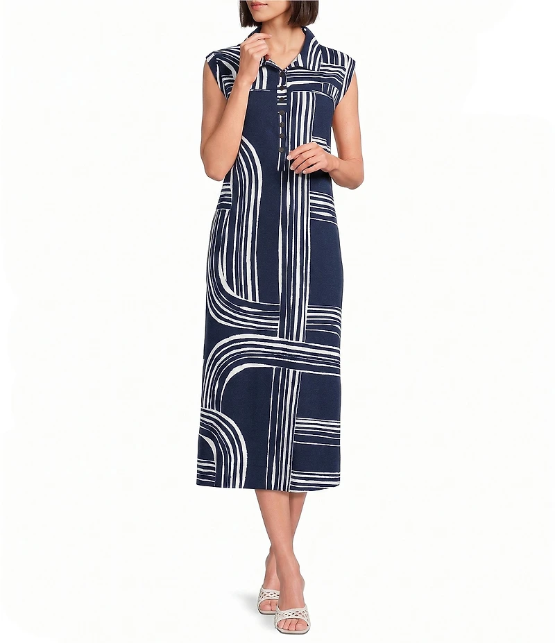 Westbound Sleeveless Collared Dress