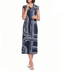 Westbound Sleeveless Collared Dress