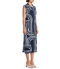 Westbound Sleeveless Collared Dress