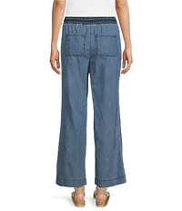 Westbound Smocked Waist Wide-Leg Linen Pants