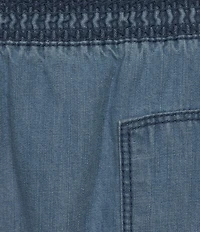 Westbound Smocked Waist Wide-Leg Linen Pants