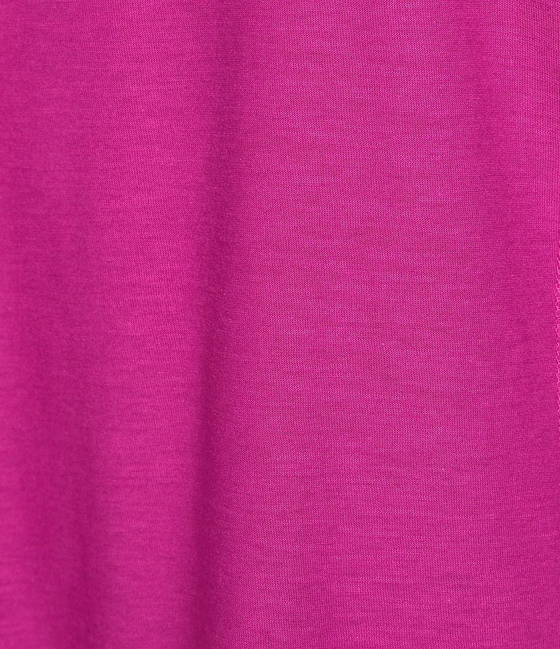 Westbound Solid 3/4 Sleeve Knit Crew Neck Top