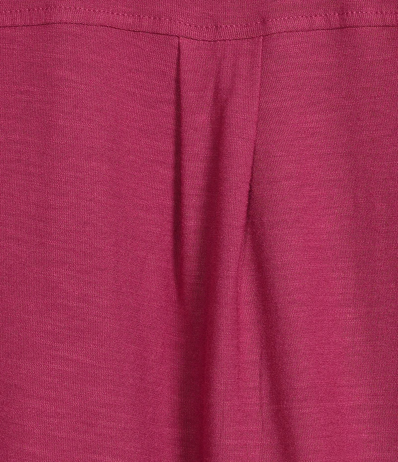 Westbound Solid 3/4 Sleeve Knit Crew Neck Top