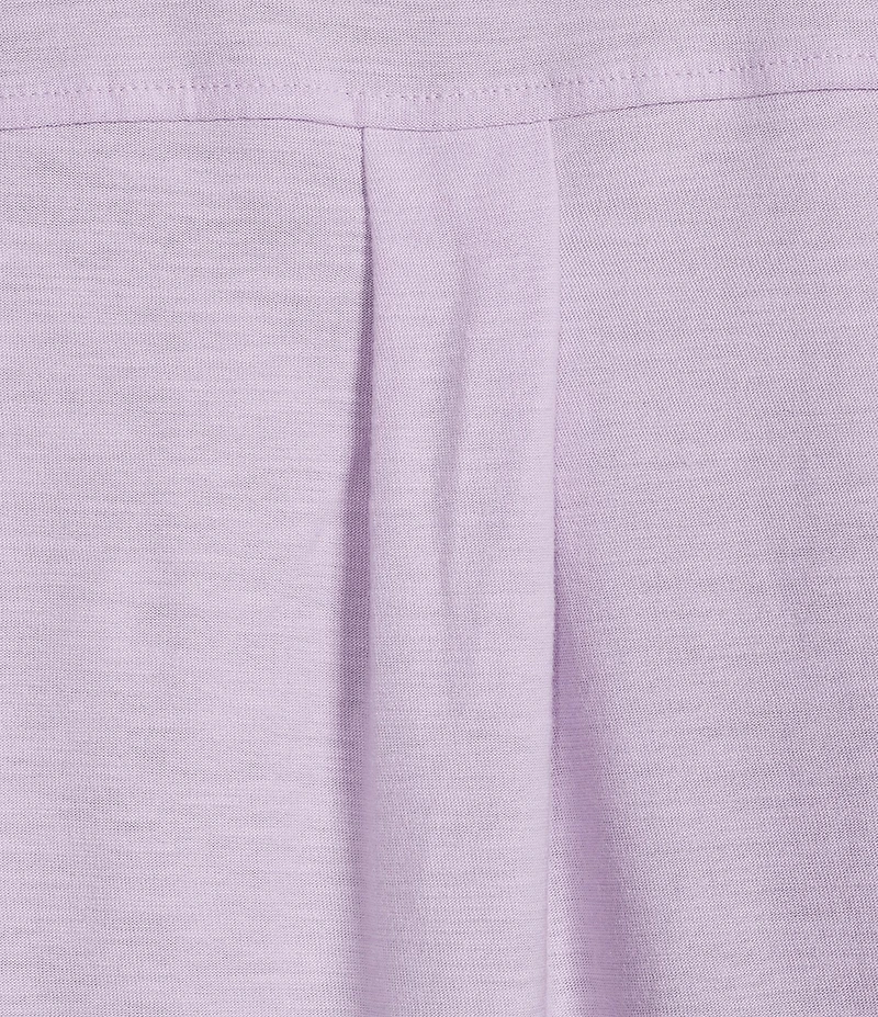 Westbound Solid 3/4 Sleeve Knit Crew Neck Top