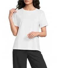 Westbound Perfect Outfit Picks Solid Short Sleeve Crew Neck Top