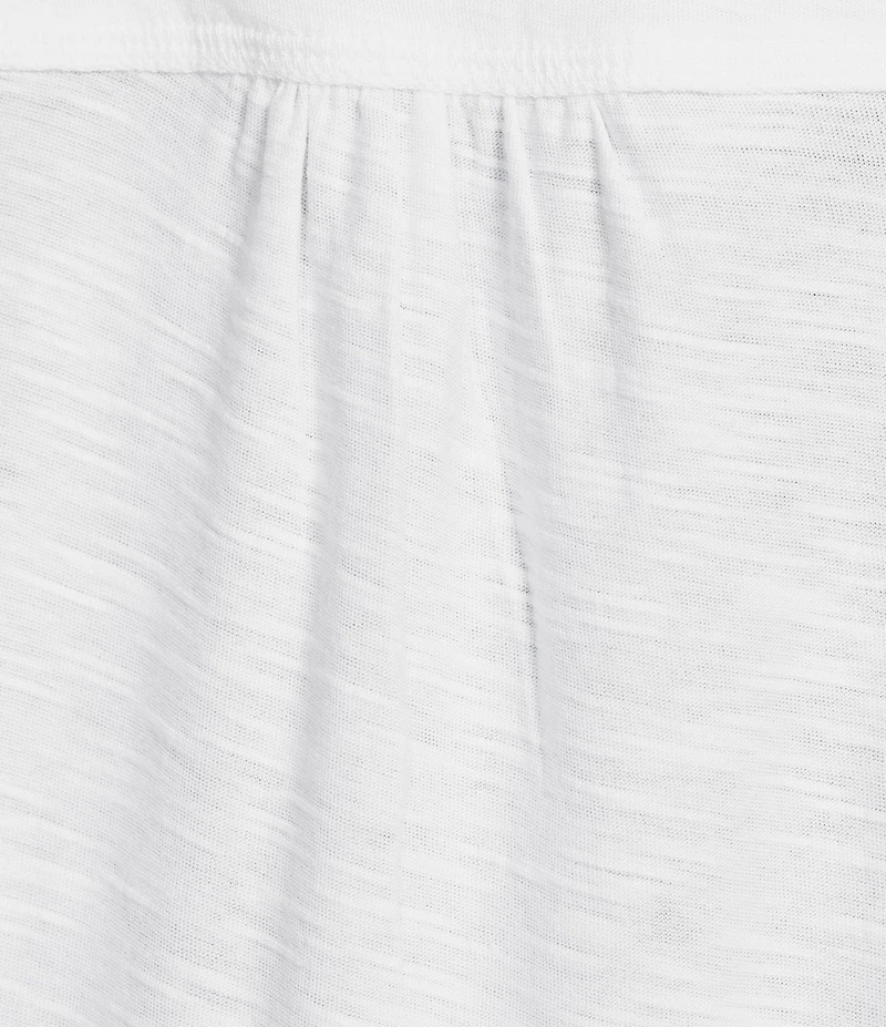 Westbound Solid Short Sleeve V-Neck Top