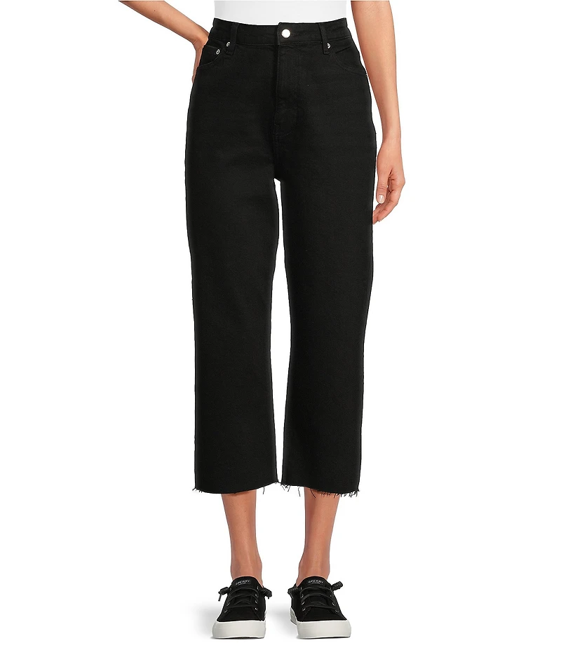 Westbound Hannah Straight Crop Medium Wash Denim Jeans