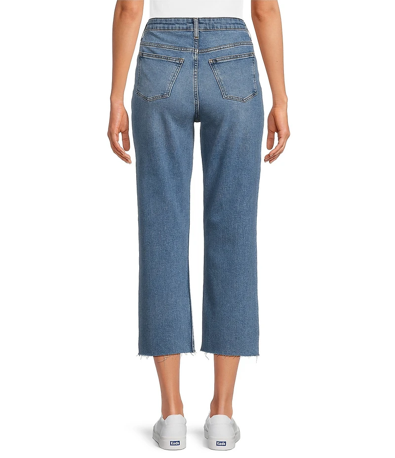 Westbound Hannah Straight Crop Medium Wash Denim Jeans