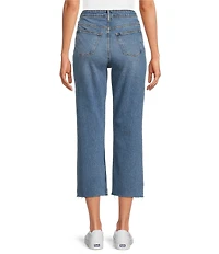 Westbound Hannah Straight Crop Medium Wash Denim Jeans