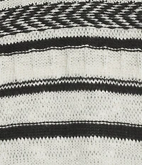 Westbound Stripe Jacquard Long Sleeve Crew Neck Sweater