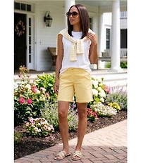 Westbound Perfect Outfit Picks Stripe Print 3/4 Sleeve Crew Neck Top