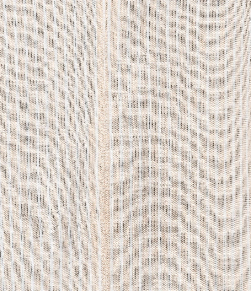 Westbound Stripe Print 3/4 Sleeve V-Neck Top