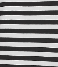 Westbound Stripe Print Crew Neck Tank