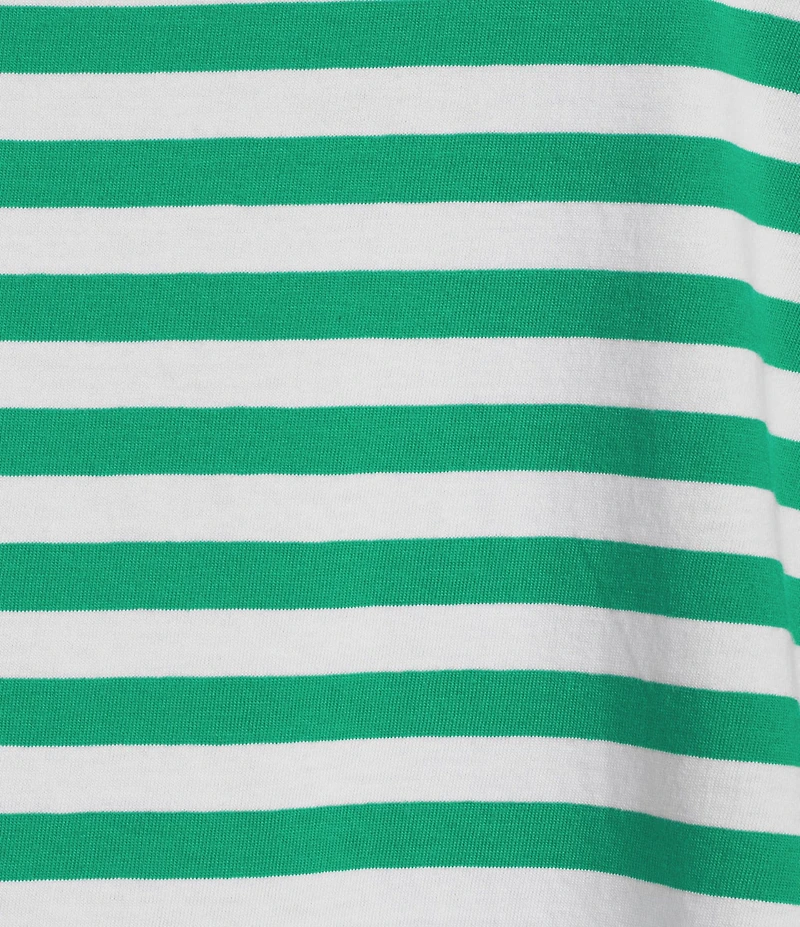 Westbound Perfect Outfit Picks Stripe Print Short Sleeve Crew Neck Tee