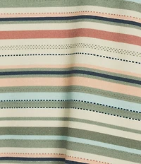 Westbound Striped Knit Long Sleeve V-Neck Top