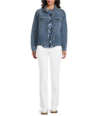 Westbound Terry Twill Cotton Blend Denim Jacket