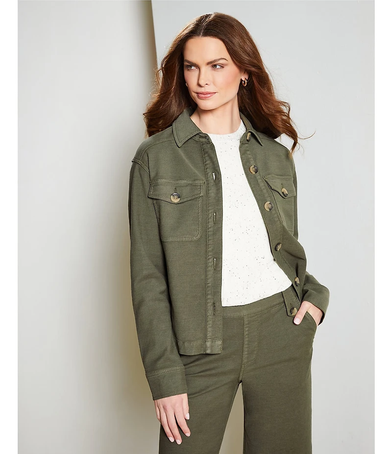 Westbound Terry Twill Point Collar Coordinating Jacket